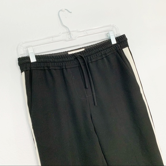 A.L.C. Tuxedo Stripe PULL ON CREPE TRACK PANTS - Picture 5 of 8